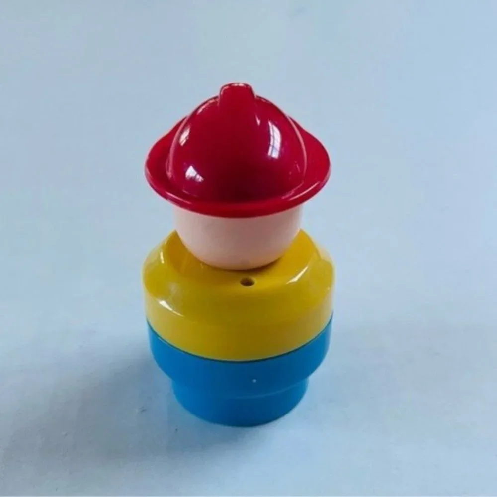 Fisher‎ Price Little People Construction Worker Hat Kids Toy Holiday Gift Cake
